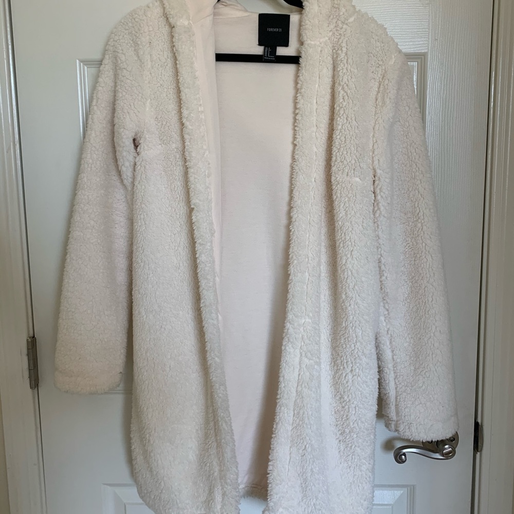 White Fur coat